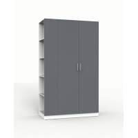 Набор мебели Марсель-11 МР 01-11 (ЛДСП Графит серый) Ш1300 В2160 Г580